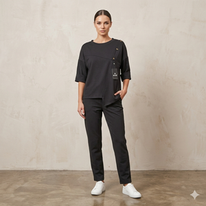 Maglia Asimmetrica "Hey Dey"art.11711