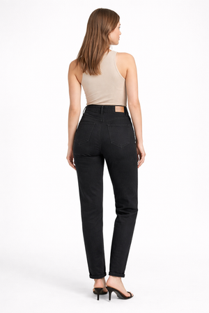 Jeans nero elastico art.11253