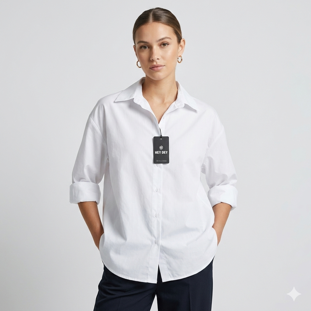 Camicia Oversize in Cotone art.11700