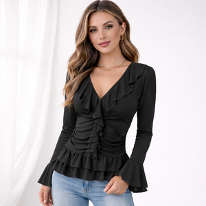 Maglia con Balze art.11750