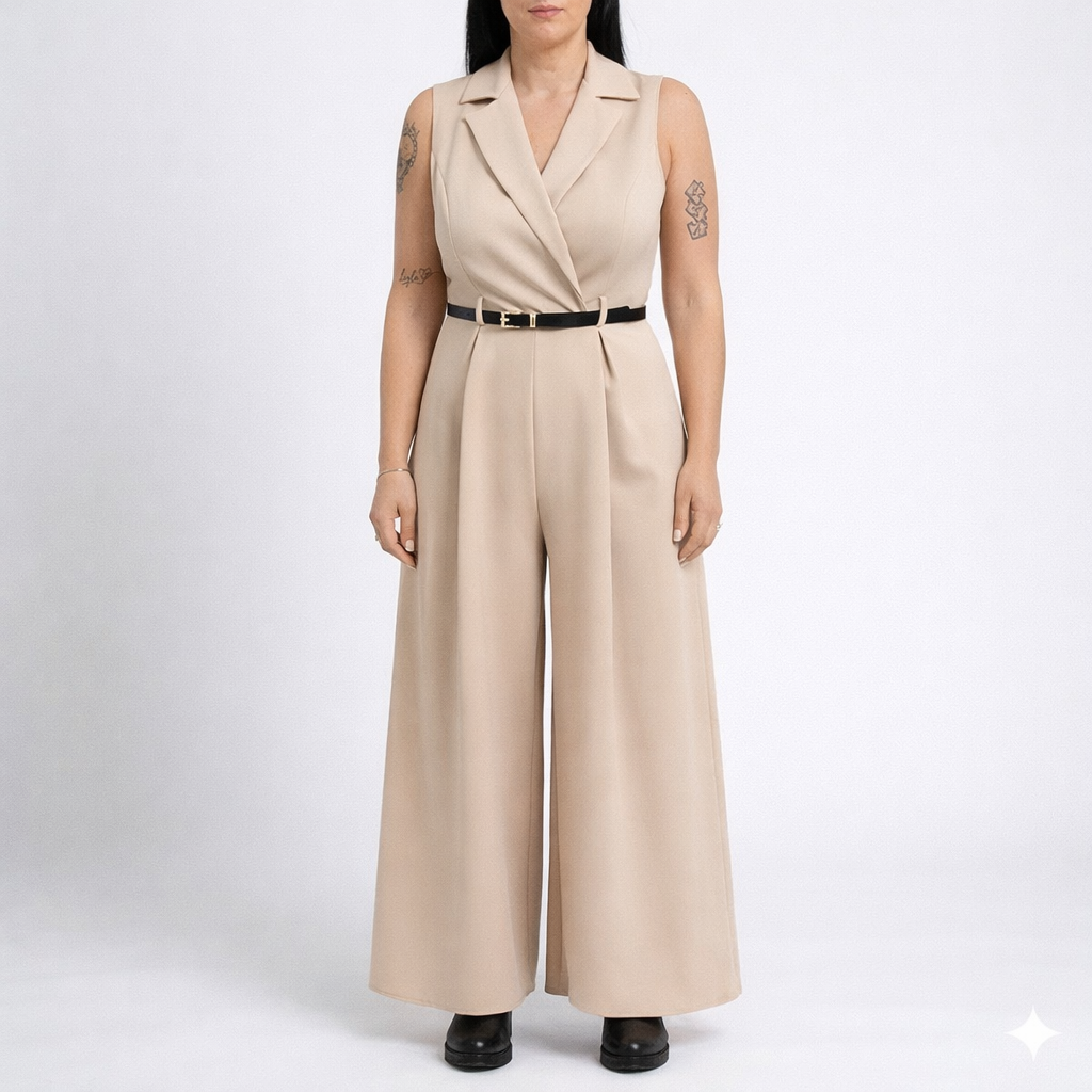 Tuta Jumpsuit Wide-Leg art.11683
