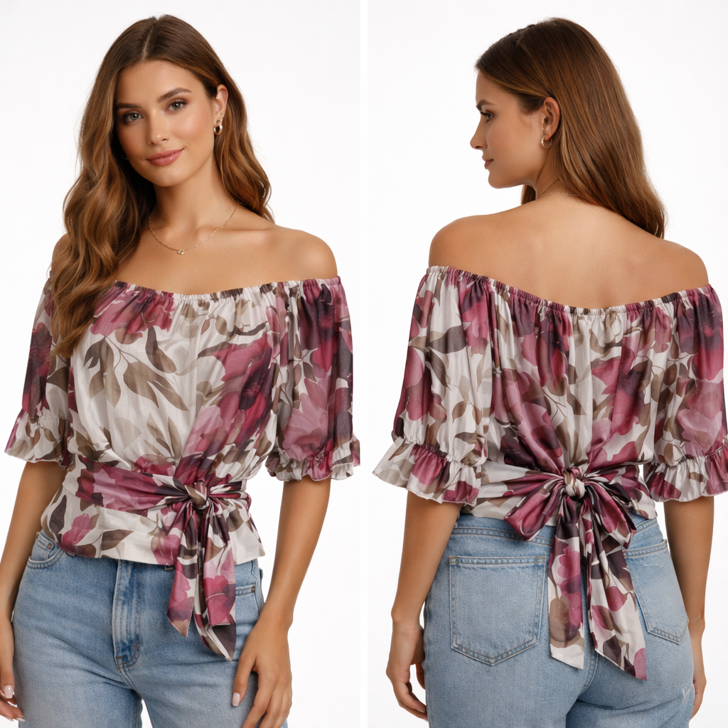 Blusa Off-the-Shoulder art.11384