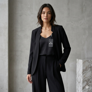 Blazer con Scollo Architettonico art.10678