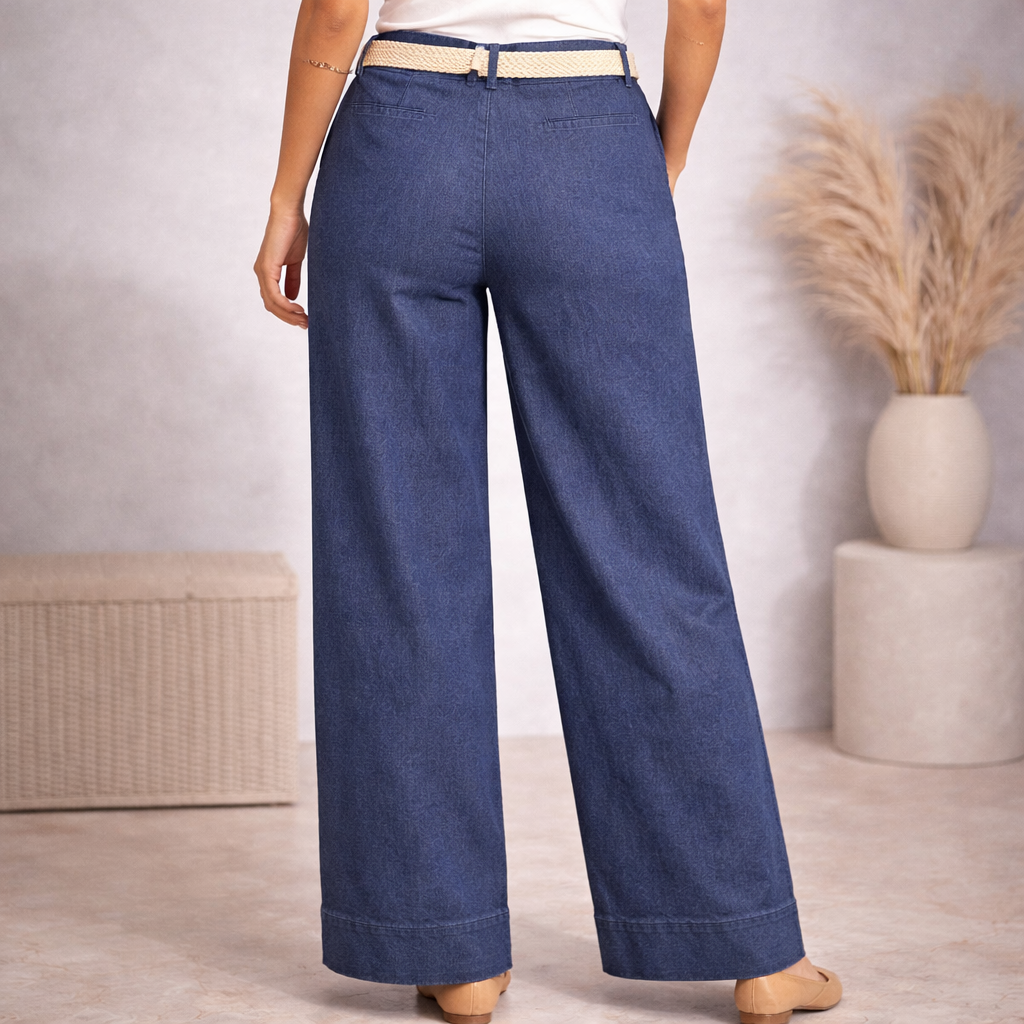 Pantalone Denim Palazzo art.11699