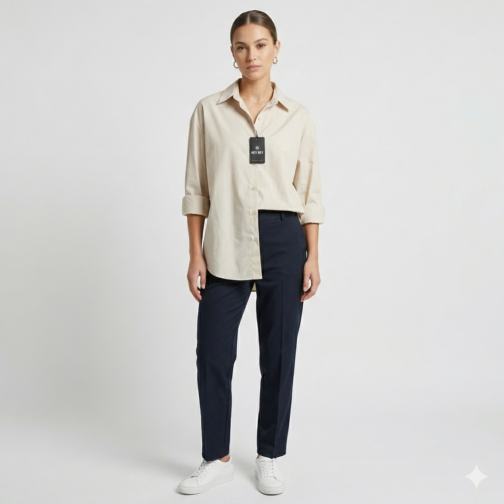 Camicia Oversize in Cotone art.11700