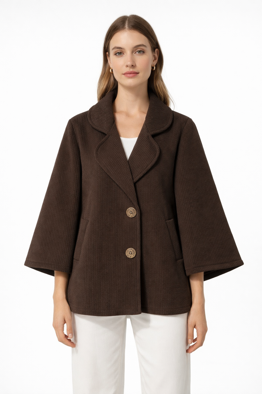 Cappottino a costina art.11462