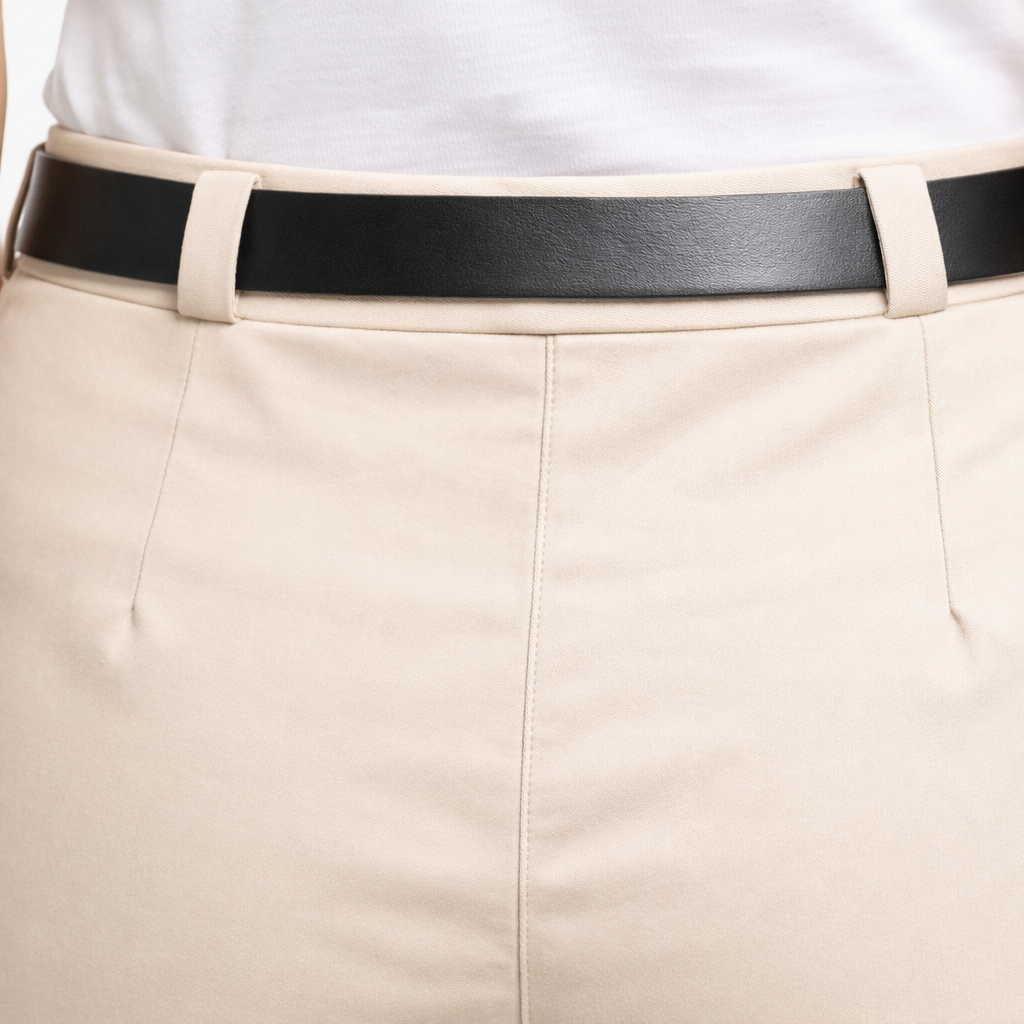 Pantalone a Gamba Larga con Risvolto art.11715