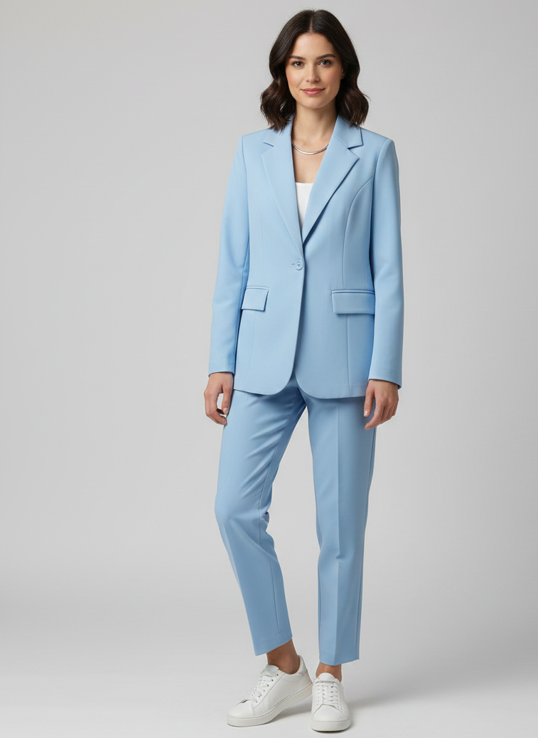 Pantalone Tailleur con spacchi sulla piega art.10778