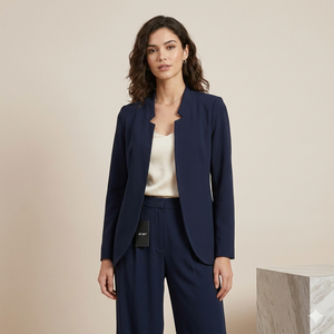 Blazer con Scollo Architettonico art.10678